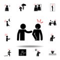 aphenphosmphobia, touch icon on white background. Can be used for web, logo, mobile app, UI, UX