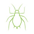 Aphid vector icon Royalty Free Stock Photo