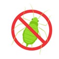 Aphid vector icon Royalty Free Stock Photo