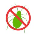 Aphid vector icon Royalty Free Stock Photo