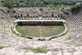 Roman Theatre at Aphrodisias Archaeological Site, AydÃÂ±n Province, Turkey Royalty Free Stock Photo