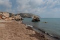 Aphrodite s Rock. Bay on the island of Cyprus with the legendary rock of Aphrodite