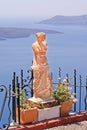 Aphrodite statutue in Santorini island