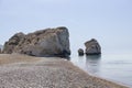 Aphrodites Rock on Cyprus Coast Royalty Free Stock Photo