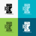 Api, Application, coding, Development, Mobile Icon Over Various Background. glyph style design, designed for web and app. Eps 10 Royalty Free Stock Photo