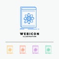 Api, application, developer, platform, science 5 Color Line Web Icon Template isolated on white. Vector illustration Royalty Free Stock Photo