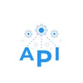 API, application programming interface concept Royalty Free Stock Photo