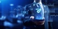 API application programming interface function and procedure development technology concept on screen. Royalty Free Stock Photo