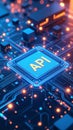 API, Application Programming Interface icon concept. Software development tool, City background Royalty Free Stock Photo