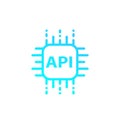 API, application programming interface icon