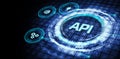 API - Application Programming Interface. Software development tool. Business, modern technology, internet and networking concept Royalty Free Stock Photo