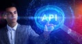 API - Application Programming Interface. Software development tool. Business, modern technology, internet and networking concept Royalty Free Stock Photo