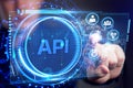 API - Application Programming Interface. Software development tool. Business, modern technology, internet and networking concept Royalty Free Stock Photo