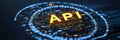API. Application Programming Interface. Software Development Tool. Technology Concept. Royalty Free Stock Photo