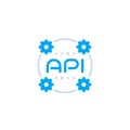 API icon, application programming interface Royalty Free Stock Photo