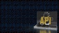 API Integration and Artificial Intelligence Technology Concept on Laptop 3d render Royalty Free Stock Photo