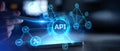 API Integration and Global Connectivity for Digital Transformation Royalty Free Stock Photo
