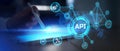 API Integration and Global Connectivity for Digital Transformation Royalty Free Stock Photo