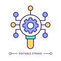 Api interface RGB color icon Royalty Free Stock Photo