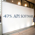 API software isolated on white background Royalty Free Stock Photo