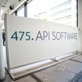API software isolated on white background Royalty Free Stock Photo