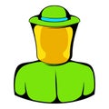 Apiarist icon, icon cartoon Royalty Free Stock Photo