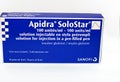 Apidra Solostar solution pre-filled pen short acting insulin glulisine for subcutaneous injection in Insulin-dependent diabetes