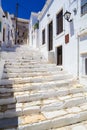 Apiranthos village, Naxos island, Cyclades, Aegean, Greece Royalty Free Stock Photo