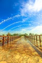 Apire Park fountain Royalty Free Stock Photo