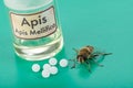 Apis Mellifica homeopathic pills, poison and bee