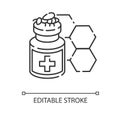 Apitherapy linear icon