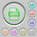 APK file format push buttons