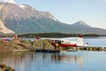 Aplane chartered for cargo to remote areas in the yukon Royalty Free Stock Photo