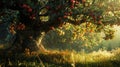 Aple tree, Generate Ai Royalty Free Stock Photo