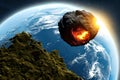 Apocalypse. A meteorite that is on its way to destroy the world