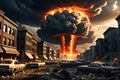 Apocalyptic Scene: Capturing the End of the World Through a Global Nuclear War - Catastrophic Explosion