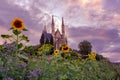 Apollinaris church Monastery landscape in Remagen Pilgrimage site and culture on the Rhine Germany Royalty Free Stock Photo