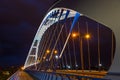 Apollo bridge in the evening in Bratislava Royalty Free Stock Photo