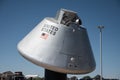 the Apollo capsule at the Stafford Air & Space Museum