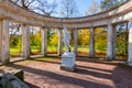 Apollo Collonade in Pavlovsk park in fall, Saint Petersburg, Russia Royalty Free Stock Photo