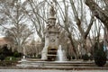 Apollo Fountain in Madrid, Spain.