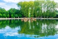 Apollo fountain in Versailles park, Paris suburbs, France Royalty Free Stock Photo