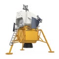 Apollo Lunar Module Isolated Royalty Free Stock Photo