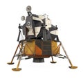 Apollo Lunar Module Isolated Royalty Free Stock Photo