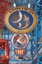 Apollo Mission Badges, Cape Canaveral, Florida Royalty Free Stock Photo