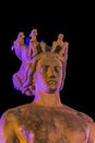 Apollo Statue Sun Fountain Plaza Massena Cityscape Nice France Royalty Free Stock Photo