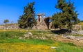 Apollo temple ruins in Ancient Corinth Royalty Free Stock Photo