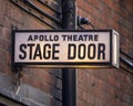 Apollo Theatre Stage Door Royalty Free Stock Photo
