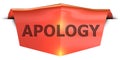 Banner apology