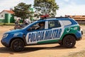 Apore, Goias, Brazil - 05 07 2023: car vehicle of the military police